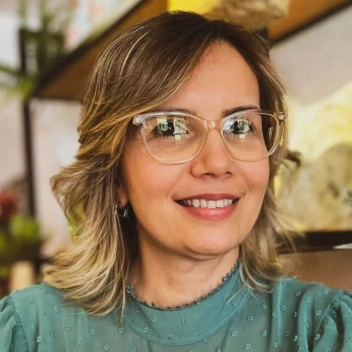 Retrato da Carla sorrindo